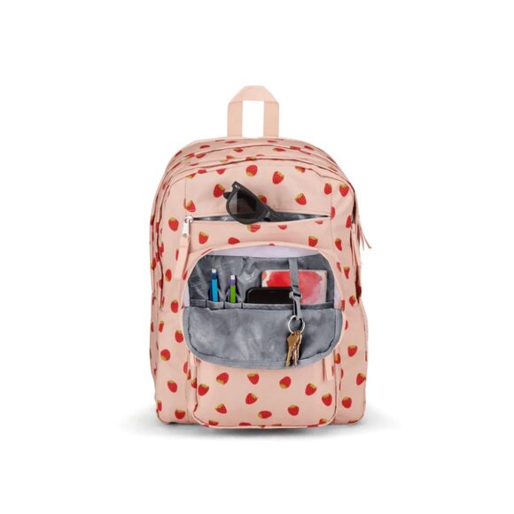 amazon jansport strawberry backpack Bow with Hello Kitty The SuperBreak Plus is a fresh take on the classic SuperBreak pack with an internal laptop sleeve and side water bottle pocket JanSport Superbreak Plus FX Backpack